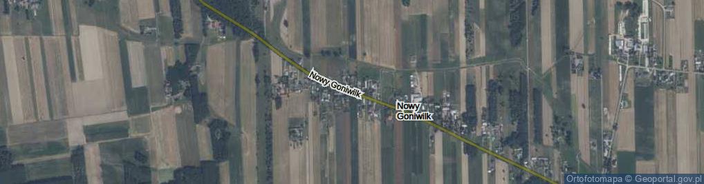 Zdjęcie satelitarne Nowy Goniwilk ul.